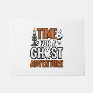 Ghost Adventure Halloween Vintage Typography Desig Doormat