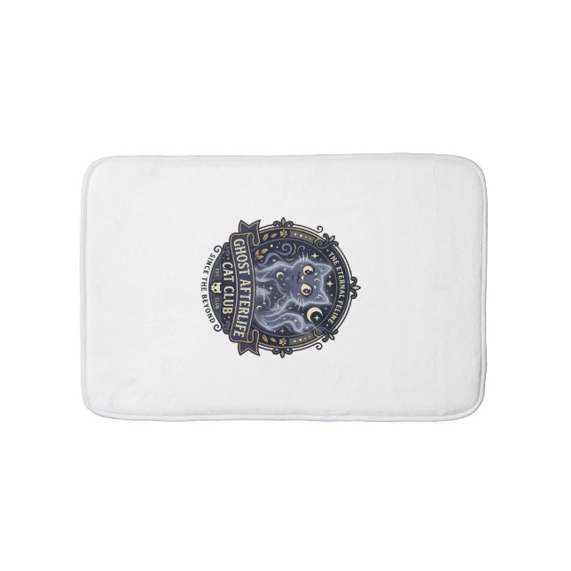 Ghost Afterlife Cat Cat Dad Gift Idea - Ghost Afte Bath Mat (Front)