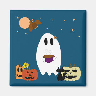 Ghost and Tea Magnet
