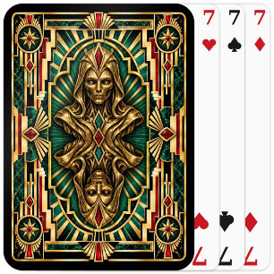 Ghost, Art Deco Mythical Playing Cards