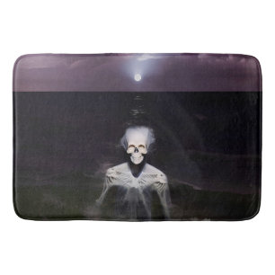 Ghost at Sea - Oil Painting Bath Mat