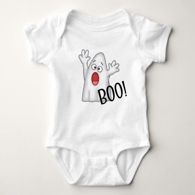 Ghost Baby Bodysuit (Front)