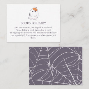 Ghost Baby Please bring a book Enclosure Card 