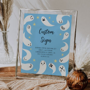 Ghost Baby Shower Custom Sign