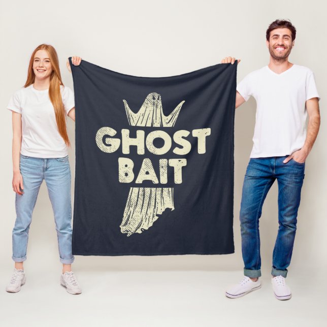 Ghost Bait Paranormal Investigator Fleece Blanket (In Situ)