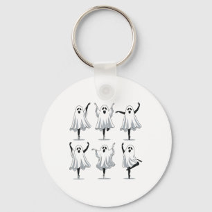 Ghost Ballerinas Halloween Dance Costume Ballet Fa Key Ring