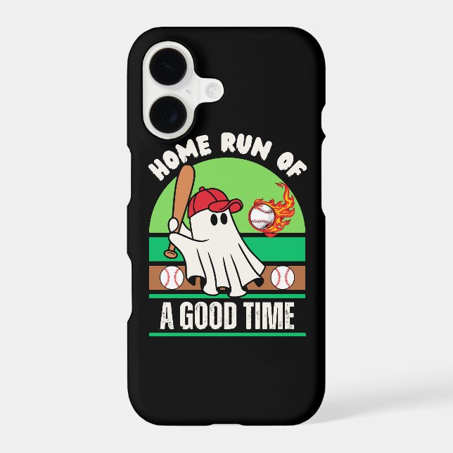 Ghost Baseball Player Halloween (Back)