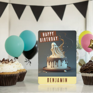 Ghost Birthday Card