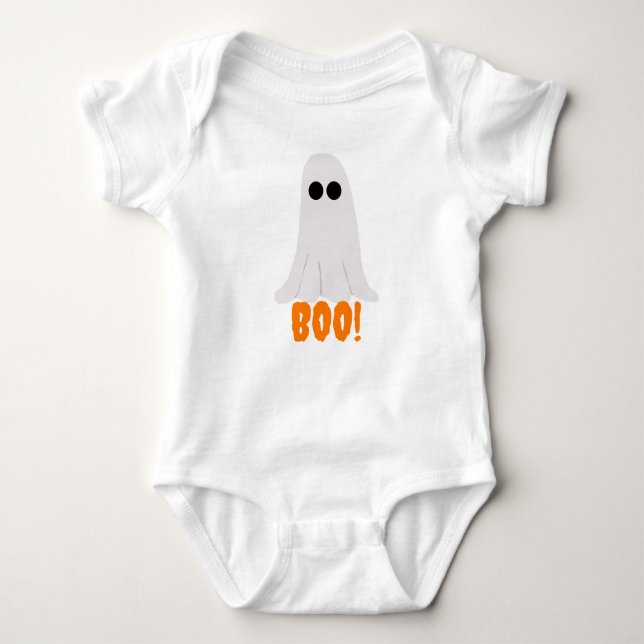 Ghost Boo Bodysuit (Front)