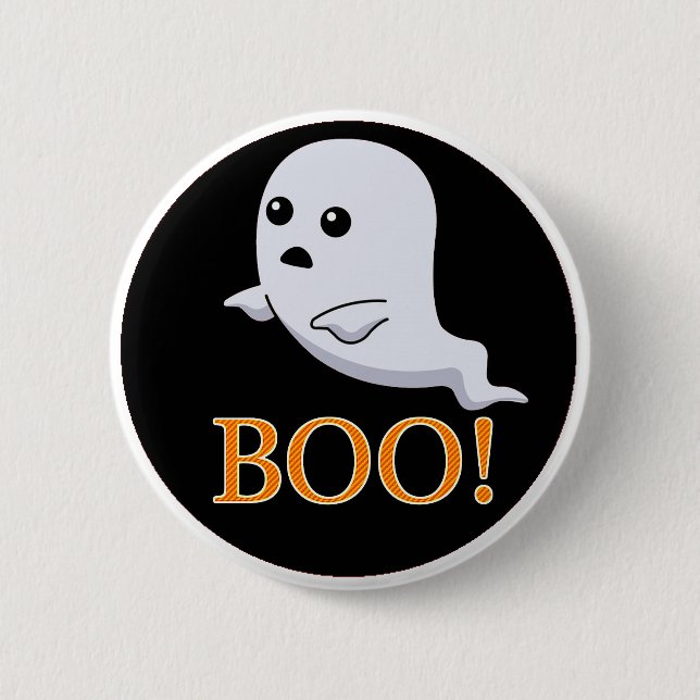 Ghost (BOO!) Button (Front)