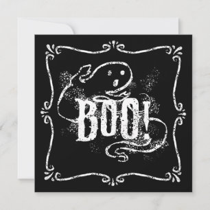 Ghost Boo Invitation