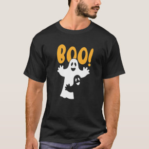 Ghost Boo Lazy Halloween Costume Spirit Ghoul T-Shirt