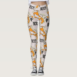 Ghost Boo orange Leggings