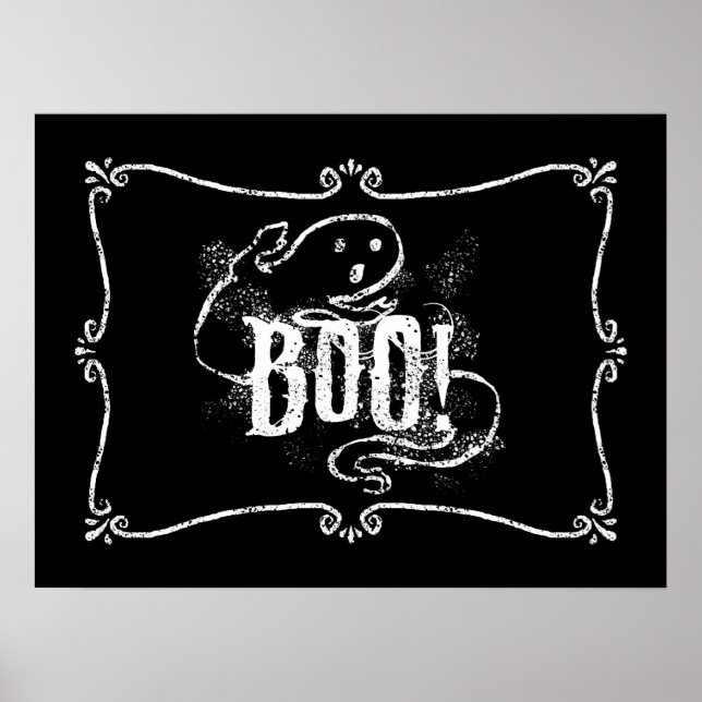 Ghost Boo Poster (Front)