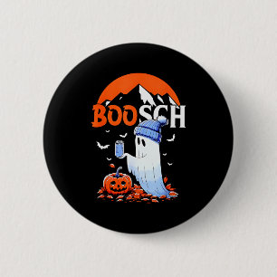 Ghost Boosch Beer Halloween  6 Cm Round Badge