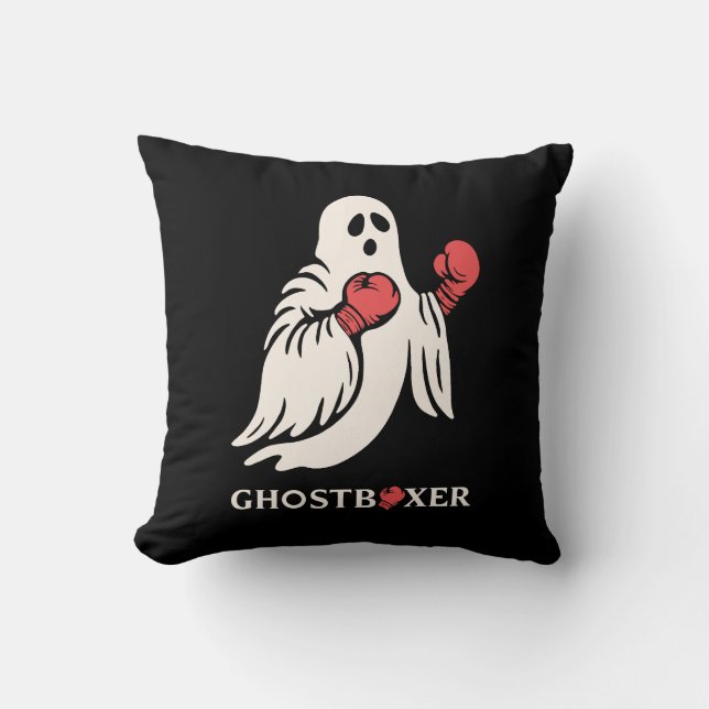 Ghost Boxer Cushion (Front)