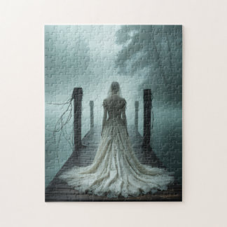 Ghost Bride by Haunted Lake Jigsaw Puzzle