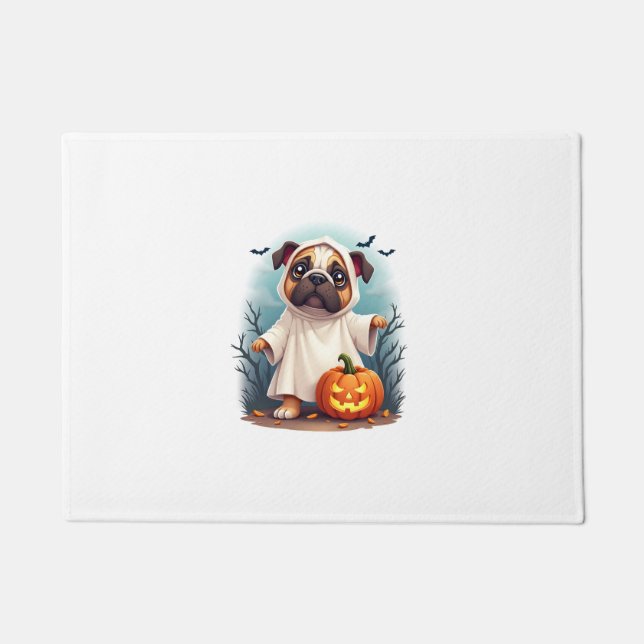 Ghost Bulldog Boo Doormat (Front)