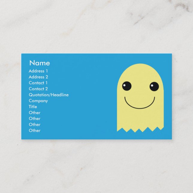 Ghost - Business Card (Front)