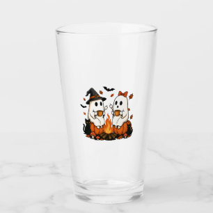Ghost Campfire Halloween Glass