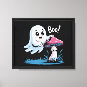 Ghost Canvas Wall Art – Spooky Halloween Home Deco