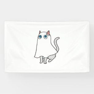 Ghost Cat Classic T-Shirt_2 Banner