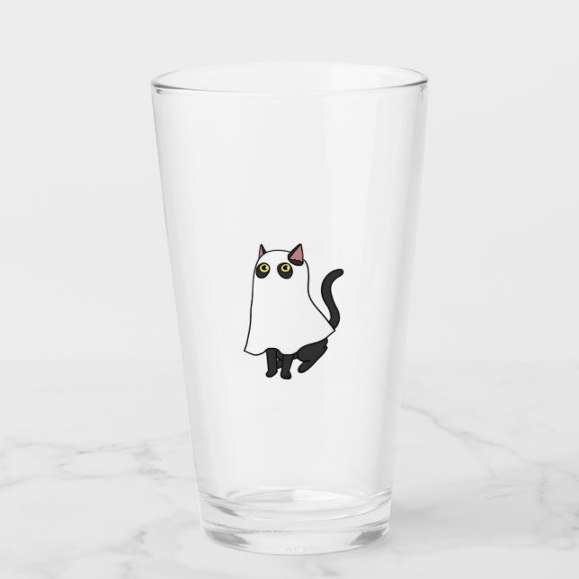 Ghost Cat Classic T-Shirt_2 Glass (Front)