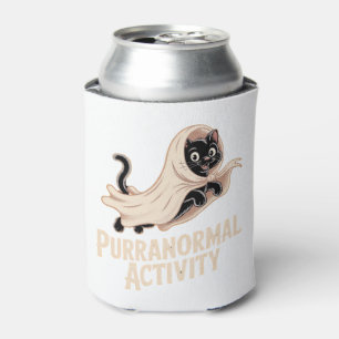 Ghost Cat Classic T-Shirt Can Cooler