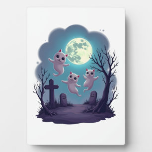 Ghost Cat Parade Plaque