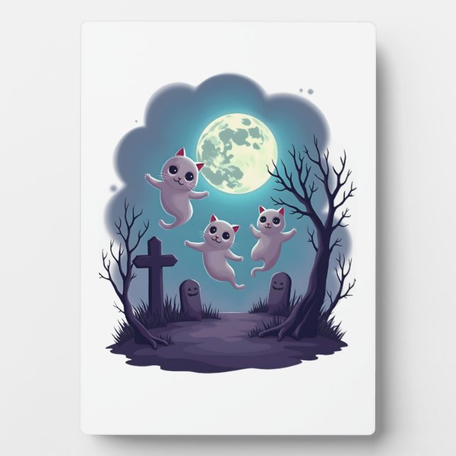 Ghost Cat Parade Plaque (Front)