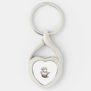 Ghost Chef � Funny Halloween Cooking Tee Key Ring