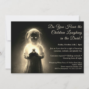 Ghost Child Halloween Costume Party Invitation