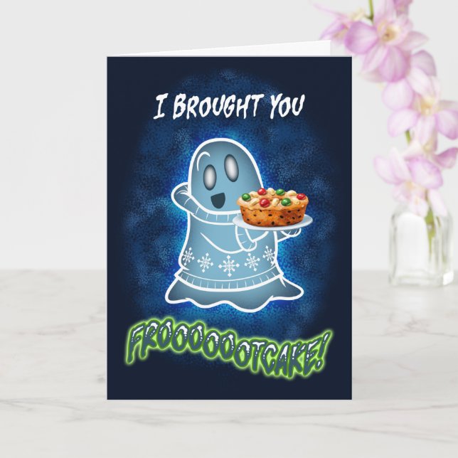 GHOST CHRISTMAS PRESENTS (matte) - Jeff Willis Art Card (Orchid)