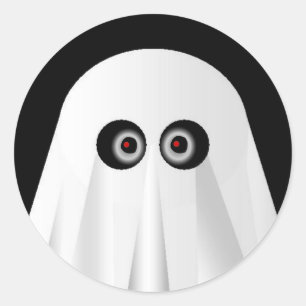 Ghost Classic Round Sticker