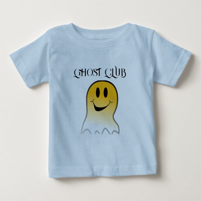 GHOST CLUB-BABY FINE JERSEY BABY T-Shirt (Front)