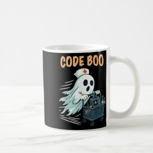 Ghost Code Boo In The Icu Nursing Gift For Hallowe Coffee Mug