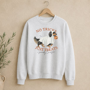 Ghost Costume Dog Dachshund Spooky Season Sweatshirt