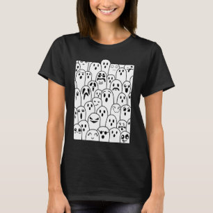 Ghost Costumes Spooky Halloween for Kids T-Shirt