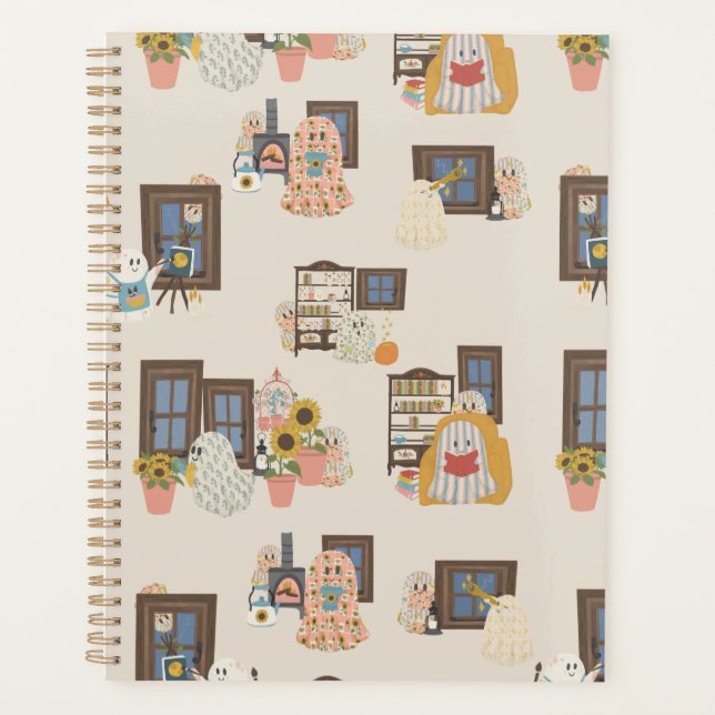 Ghost Cottage | Cozy Autumn Planner (Front)