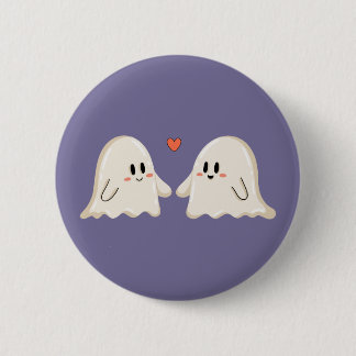 Ghost Couple in Love 6 Cm Round Badge