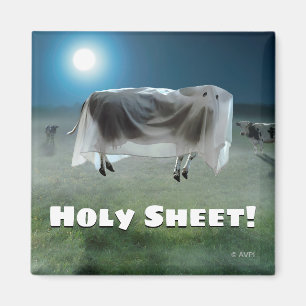 Ghost Cow Magnet