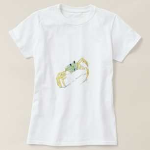 Ghost Crab in Light Green to Yellow T-Shirt