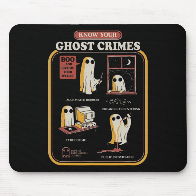 Ghost Crimes  Mouse Pad (Front)