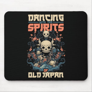 Ghost Demon Dancing With Spirit Of Old Japan Yokai Mouse Pad