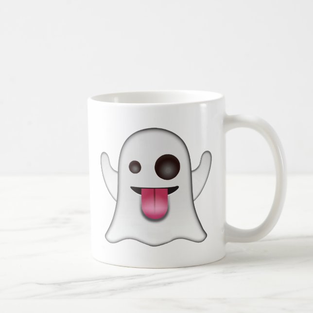ghost_emoji coffee mug (Right)