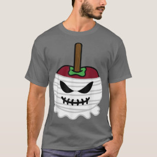 Ghost Face Candy Apple Halloween  T-Shirt