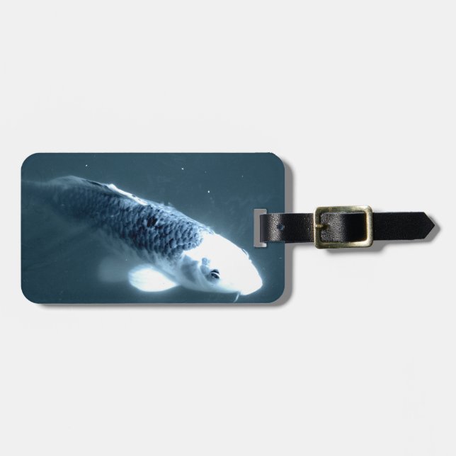 "Ghost" Fish Luggage Tag (Front Horizontal)