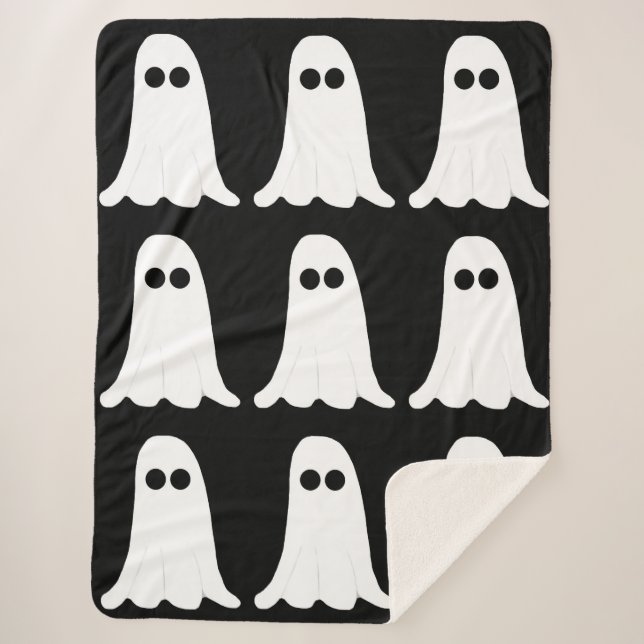 Ghost Fleece Blanket (Front)