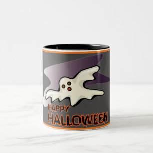 Ghost flying High - Two-Tone Coffee Mug