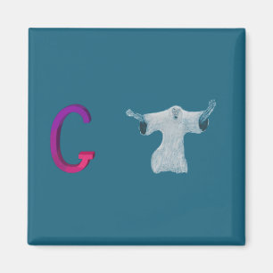 Ghost Fridge Magnet